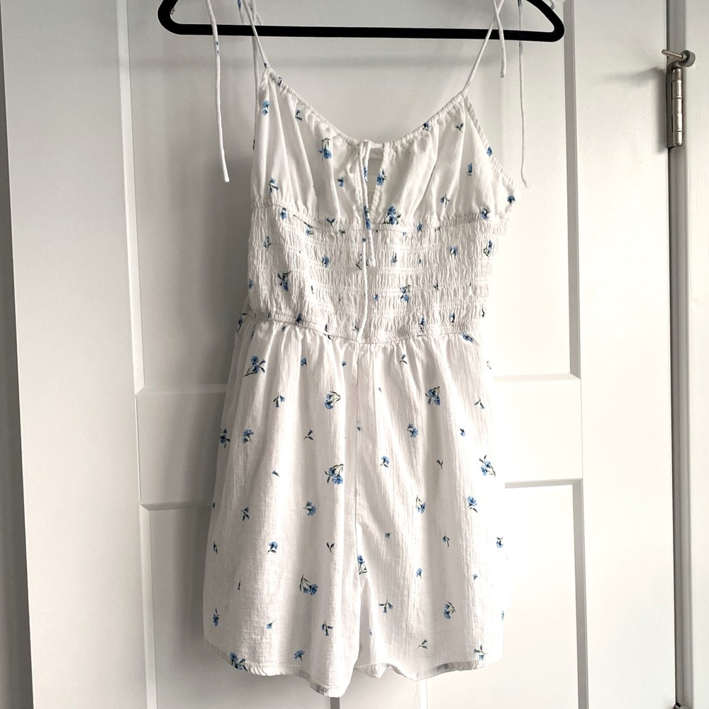 Sleeveless Floral Romper